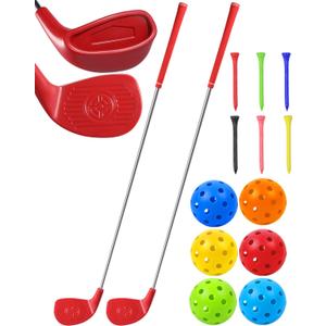 2 Pack 36" Backyard Golf Clubs Oversize Head Steel with 6 Balls & Carry Bag | Oversized 5"x3.5" head；36'' Lightweight Shaft for Adults；Durable steel