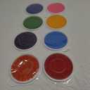 MoloTAR 8 Colors Rainbow Washable Large Ink Pads for Rubber Stamps Kids (Pack of 8)