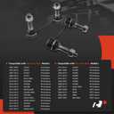 A-Premium 2 x Rear Sway Bar Links Stabilizer Bar Links, Compatible with Mercedes-Benz GL320 GL350 & GLE300d GLE350 GLE400 GLE550e & AMG - GL63 GLE43 GLE450 GLE63 & GLE63 AMG S & GLS450 & R320 & ML320