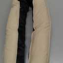 Sunolga Door Draft Stopper Blocks Hot and Cold Air with Removable Washable Cover for Bottom of Door, All-Season Seal for Noise, Light, Dust, Door Sweep for Gaps Up to 3", Home Essentials, 36", Beige