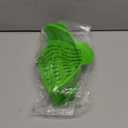 Kitchen Gizmo Snap N' Strain Clip On Strainer for Pots and Pans - Collapsible Silicone Pasta Strainer and Kitchen Gadget for Cooking - Easy to Use, Heat Resistant and Space Saving Colander - Green