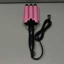 Hair Curling Iron 1 inch 3 Barrel Hair Crimper Ceramic Two Gear Temperature Control Hair Waving Styling Tools (24mm)