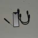 SSK M.2 NVME SATA SSD Enclosure Adapter, USB 3.2 Gen 2 (10 Gbps) to NVME PCI-E SATA M-Key/(B+M) Key Solid State Drive External Enclosure Aluminum Support UASP Trim for SSDs 2242/2260/2280