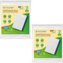 TICONN 2PK Plastic Mattress Bag for Moving Storage 4mil Queen + Twin