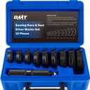 Orion Motor Tech Bearing Press Kit, 10pc Bearing Race and Seal Driver Set with Seal Driver and 9 Bearing Adapters, Seal Installer Bearing Driver Kit for Bearing Installation, with Blue Case (39.5-81 mm)