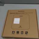 Digital Bathroom Scale for Body Weight: High-Precision 4-Sensor Accuracy, LED Display, 400lb/180kg Capacity, Safe Rounded Corners, Batteries Included