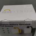 iThird Battery Operated Wall Sconces Set of 2: 6000mAh Rechargeable Wall Light with Touch and Remote, Wireless Wall Lamp for Bedroom, Gold Modern Cordless Wall Scones for Living Room Hallway Bathroom