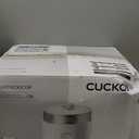 CUCKOO Twin Pressure Rice Cooker 6-Cup Uncooked / 12-Cup Cooked with Induction Heating Technology, 20 Menu Modes with Voice Guide, Versatile Rice Maker Multi-Cooker & Pressure Cooker (CRP-LHTR0609FW)