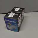 2 x 3D Printed Dragon,Easter Eggs,Easter Basket Stuffers for Teens,Dragon Eggs with Dragon Inside,Dragon in Egg Fidget Toy,Easter Gifts-Laser Purple