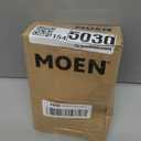 Moen Eva Brushed Nickel European Single Post Toilet Paper Holder, Wall Mounted Toilet Tissue Holder, YB2808BN