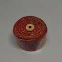 LaRibbons Red Christmas Ribbon Wired, 2.5 Inch x 10 Yard Snowy Red Christmas Tree Ribbon for Gift Wrapping, Christmas Tree Decoration, Crafts Wreath