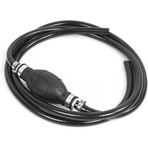 Fuel Line Assembly,5/16in Nylon Braided Marine Boat Fuel Line Hose Assembly with 1PCS Primer Bulb for Marine Outboard Boat Motor RVs Tractors and Caravans,6FT