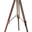 Victorian Marine Antique Floor Standing Brass Telescope Navy Adjustable Vintage Home Decor