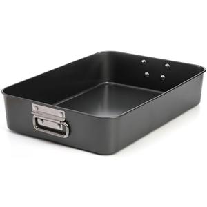 Jucoan Lasagna Pan Deep, 16 x 11.5 x 3 Inch Rectangle Nonstick Cake Pan Casserole Dishes for Oven, Large Baking Pan Roasting Pan Brownies Pan for Easter Wedding Housewarming Gifts, Dishwasher Safe