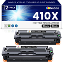 410X CF410X Black Toner Cartridge High Yield Replacement for HP 410X CF410XD Color Pro MFP M477fdw M477fdn Pro M452dn M452dw Series Printer, 2 Pack
