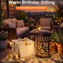 Solar Lanterns Outdoor Waterproof, Mothers Day Gifts for Mom, Hummingbird Garden Decor Gift for Women or Grandma, Hanging or Tabletop Lantern for Patio, Porch and Backyard