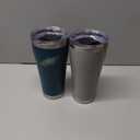 The Memory Company Officially Licenced NFL 30OZ Tumbler Set - 2-Pack Home & Away Stainless Steel Insulated Tumblers with Straws, Double Wall Vacuum Sealed Football Fan Drinkware