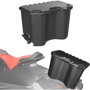 7.8Gal/30L Rear Cargo Box for Can Am Maverick X3 MAX, Waterproof Rear Bed Tool Storage Modular Box for Can Am Maverick Trail, Defender, Ski Doo Commander Accessories, Replacement #715006830