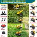 Weed Wacker Cordless for Dewalt 20V MAX Battery, 4-in-1 Electric Weed Wacker, Weed Eater with 5 Types of Blades, for Lawn, Yard and Bush Trimming (No Battery)