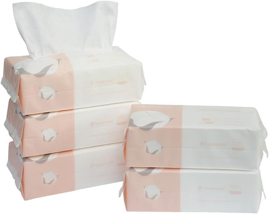 Extra Thick Dry Wipe, 100% Cotton, Lint-Free Cotton Tissues (5 Pack)