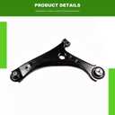 SCITOO 1pc-Suspension Part k622033 Front Lower Control Arm And Ball Joint - Driver Side for Chrysler Town & Country for Dodge Grand Caravan For Ram C/V For Vol Kswagen for Routan