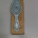 Ninabella Detangle Hair Brush for Women & Men - Does not Pull - Straightening Brushes for Straight & Curly Hair - Unique Spiral Detangling Hairbrush - Green (Regular)