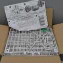 Stackable Wire Storage Baskets for Kitchen Closet Pantry, Hanging Closet Organizers Storage Shelves Organization, Wall Mount Metal Basket Bins, Clothing Vegetable & Fruit Organizer 3 pcs white