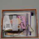 GORGIUS Chestnut Brown Caramel Highlights Bob Lace Front Wig Glueless Straight Short Wigs Upgrade with Human-Hair-Like Sythetic Hair Pre Cut Pre Plucked Side Part Hairline 12 Inch