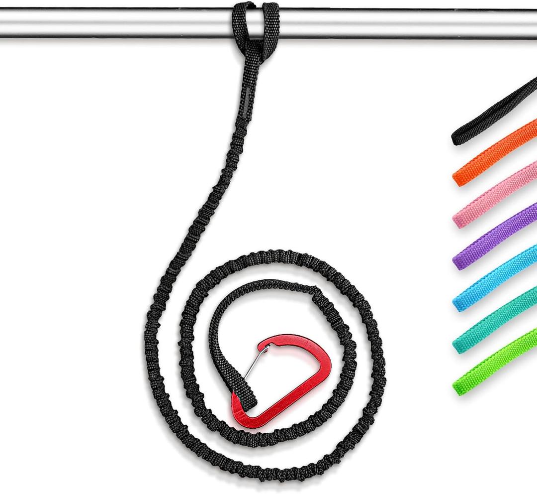 OCEANBROAD Kayak Paddle Leash Stretchable Strap Lanyard Rope for SUP Kayaking Boating Canoeing Fishing Pole Rod 4-7 Feet (Black) OCEANBROAD Kayak Paddle Leash Stretchable Strap Lanyard Rope for SUP Kayaking Boating Canoeing Fishing Pole Rod 4-7 Feet (Black)