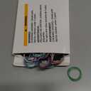 TecUnite 200 Pcs 1inch Colorful Rubber Elastic Hair Ties Small Bulk for Women Mini Ponytail Holders Rainbow Hairbands Metal Free Bands(Multicolored)