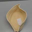 Cute Woven Gift Basket  Beige Empty Gift Basket for Nursery, Baby Shower Gifts, Birthday, Wedding, Burr Baskets for Valentines Day,, Decorative Storage Bin for Toys, Diapers, Books (1 Pack)