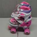 Sowume Adjustable Roller Skates for Girls and Women, All 8 Wheels of Girl's Skates Shine, Safe and Fun Illuminating for Kids