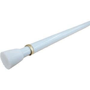Van Wyck Regular Duty Lightweight Tension Rod 7/16" Diameter Adjusts from 28-48 Inches White Finish
