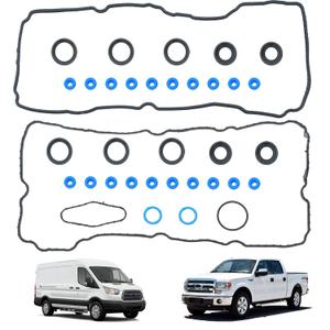 VS50879R 3.5L Valve Cover Gasket Compatible with 2012 2013 2014 Ford F150 F-150, 2015-2020 Transit 150 250 350, 2015-2017 Expedition Lincoln Navigator, 3.5L V6 Ecoboost Turbo VS 50879 R