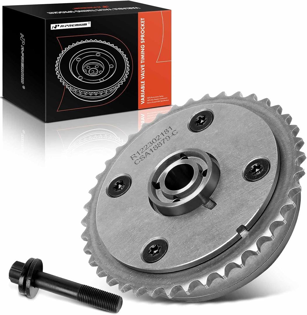 A-Premium Intake Engine Variable Valve Timing Sprocket Gear Camshaft Phaser Compatible with Mini Cooper 2007-2016, Cooper Countryman 2011-2018, Cooper Paceman 2013-2016, Replace# 11367545862