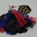Latocos 14pcs Girls Pirate Costume Dress Kids Pirate Accessories Hat Eye Patch Halloween Dress Up Role Play Gift, XL