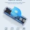 Kuulaa Portable Phone Charger, Small Power Bank 4500mAh Mini Power Bank for iPhone Cute Battery Pack Backup Charger Travel Compatible with iPhone 15/14/13/12/11/XS/XR (Black)