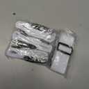 uxcell 4 Pcs Luggage Straps for Suitcases, Adjustable Luggage Connector Strap Buckle Travel Suitcase Bag Strap Belt Luggage Accessories for Travel Suitcase Bag Connect, White