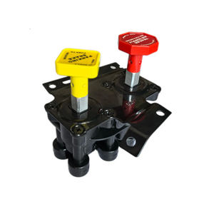 KN20619 MV3 Dash Valve Compatible for Volvo Haldex 3/8″ Push to Connect 1/4″ Unthreaded Mount Hole Trailer Parking Style B Hand Operated Valve RKN20619 20523171 20560009 85123221