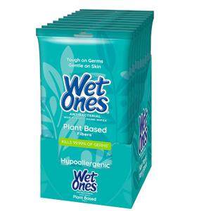 Wet Ones Biodegradable Wipes, 20 Count Each (Pack of 10)