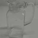 Amazing Abby - Quadly - Plastic Pitcher (64 oz, 2 Quart), Clear Water Pitcher with Lid, Fridge Jug, BPA-Free, Shatter-Proof, Great for Iced Tea, Sangria, Lemonade, Juice, Milk, and More (63.9 Ounces)