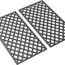 SafBbcue BAC366 Grill Grates Replacement for Traeger Grill Grate Pro 22, 575 Series Ironwood 650, 885, Lil' Tex Elite, Lil' Tex Pro, Pellet Grill Parts, Camp Chef PG24MZG Grate