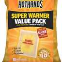 HotHands Body & Hand Super Warmers - Long Lasting Natural Odorless Air Activated Warmers - Up to 18 Hours of Heat - 10 Individual Warmers