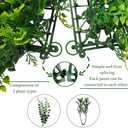 Artificial Grass Wall Backdrop Panels: 60"120" in (50 sqft) UV-Anti Greenery Boxwood Panels for Indoor Outdoor Green Plant Wall Decor & Ivy Fence Covering Privacy