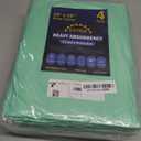 4 Pack 36 x 36 Extra Heavy Absorbency Washable Underpads, Waterproof Quick Drying Nursing Incontinence Reusable Washable Bed Pee Pads for Dogs, Diaper Changing & Adults, Green