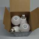 Aukora Motion Sensor Light Bulbs 4-Pack, 12W (100-Watt Equivalent) E26 Motion Activated Dusk to Dawn Security Light Bulb Outdoor/Indoor for Front Door Porch Garage Basement Hallway Closet(Warm White)