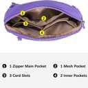 Haytijoe Small Wristlet Wallets for Women Valentines Day Gifts RFID Blocking Travel Wallet Quilted Nylon Phone Purse