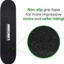 Voyager Skateboard with Printed Graphic Grip Tape - Great for Kids and Teens, Cruiser Skateboard with ABEC 5 Bearings, Durable Deck, Smooth Wheels