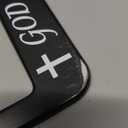 Personalized License Plate Frame Jeremiah 2911 God Has The Most Amazing Plan for You Stainless Steel License Plate Holder Accessory Decorative 2 Holes and Screws Standard License Plates for Women Men (One size)