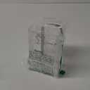 2 Pieces No Mess Bird Feeder for Cage Automatic Acrylic Bird Feeder Seed Food Catcher for Parakeet Canary Cockatiel Parrot Finch Canary 5.1 x 5.1 x 4.3 Inches